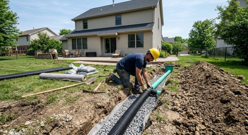Exterior Drainage Service